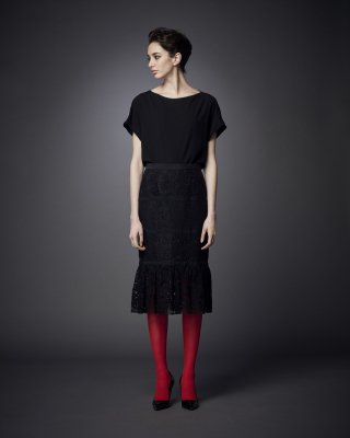 【LAST ONE】MIX-LACE CHANGE SKIRT