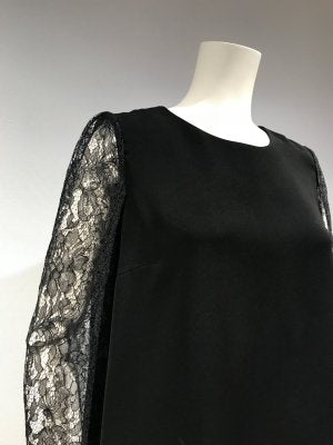 DOUBLE GEORGETTE LACE SHAWL DRESS