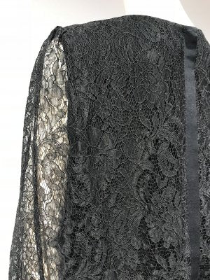 DOUBLE GEORGETTE LACE SHAWL DRESS