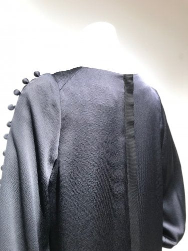 【LAST ONE】HAMMER-SATIN BUTTON/S DRESS