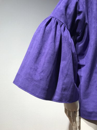 【LAST ONE】F/SUEDE BIG-SLEEVE TOPS