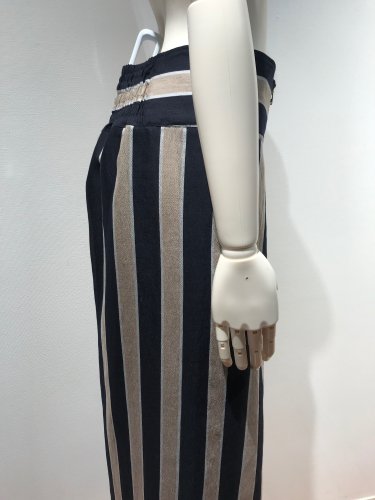 【LAST ONE】CLY STRIPE WRAP WIDE PANTS