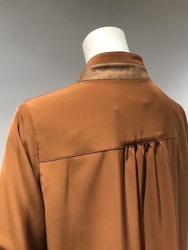 【LAST ONE】POPLIN DRAPE HI/C SHIRTS