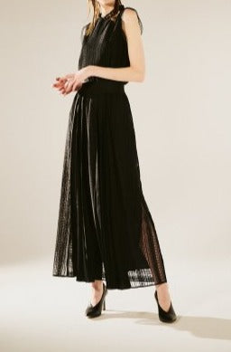【LAST ONE】CHEMICAL-LACE PLEATS SKIRT