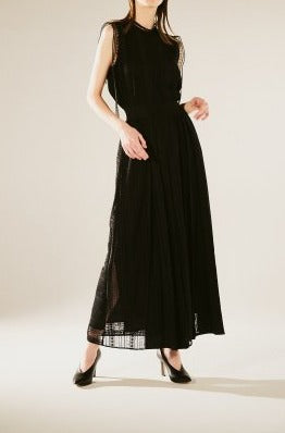 【LAST ONE】CHEMICAL-LACE PLEATS SKIRT