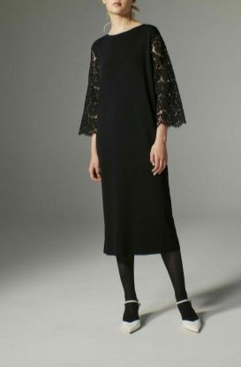 CHANSON/LACE SLEEVE DRESS