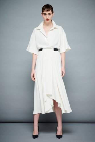 【LAST ONE】VINTAGE-SATIN DRAPE SKIRT