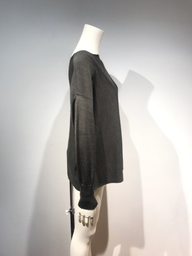 SILK VERTICAL DOLMAN KNIT