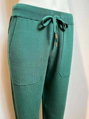 VISCOSE DRAW-CORD RELAX PANTS