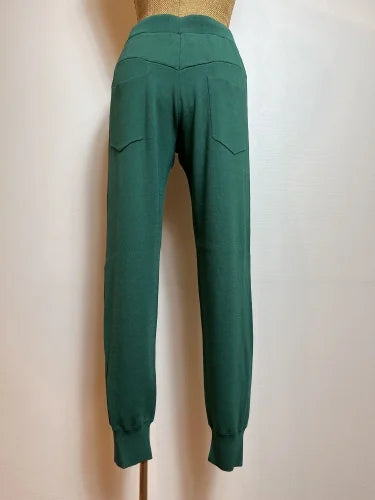 VISCOSE DRAW-CORD RELAX PANTS
