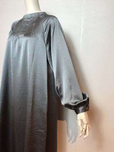【LAST ONE】VIN SATIN RADIATION FLAIR DRESS