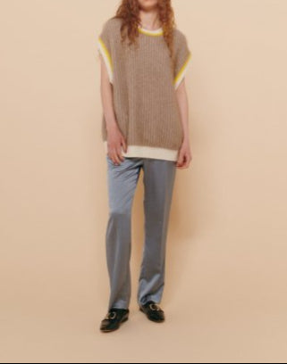 VIN SATIN STRAIGHT PANTS