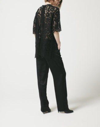 VIN SATIN STRAIGHT PANTS