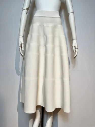PLATING TIERED SKIRT