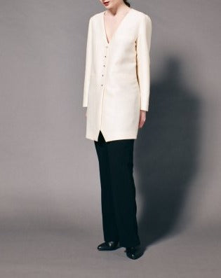 SE/WO DEEP/V JACKET COAT