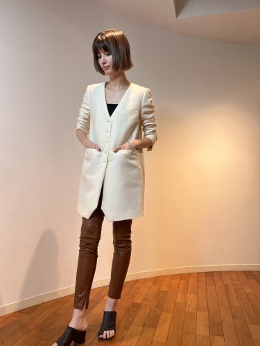 SE/WO DEEP/V JACKET COAT
