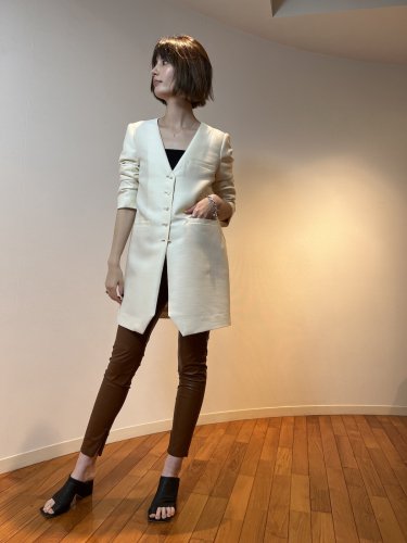 SE/WO DEEP/V JACKET COAT