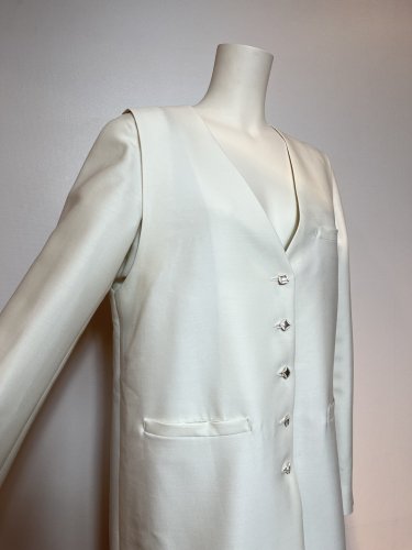 SE/WO DEEP/V JACKET COAT