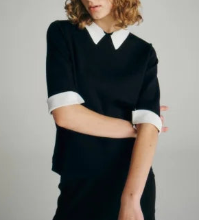 BI/COLOR COLLAR TOPS