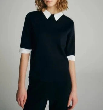 BI/COLOR COLLAR TOPS