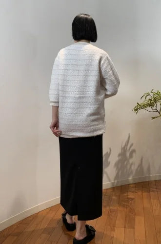 LAME YARN DEEP/V C/GN