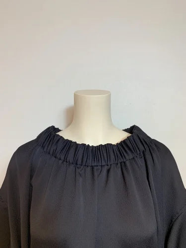 H/SATIN GUM GATHER DRESS
