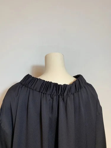 H/SATIN GUM GATHER DRESS