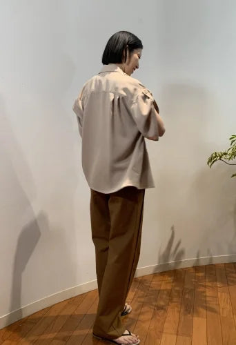 MAT SATIN BIG/SLEEVE W TOPS