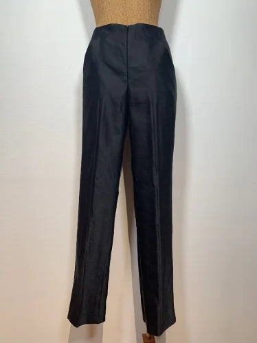 LINEN STRC STRAIGHT PANTS