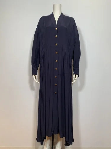 SHINY F/B FLAIR DRESS