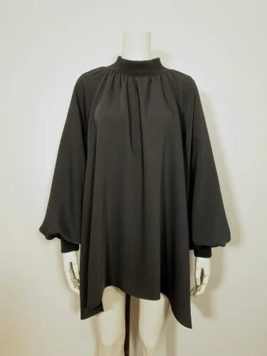 DOUBLE SATIN GATHER HI/N TOPS