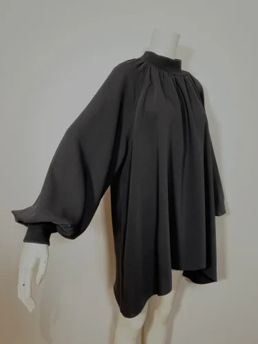 DOUBLE SATIN GATHER HI/N TOPS