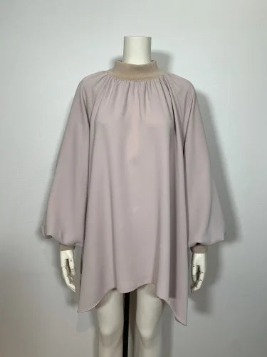 DOUBLE SATIN GATHER HI/N TOPS