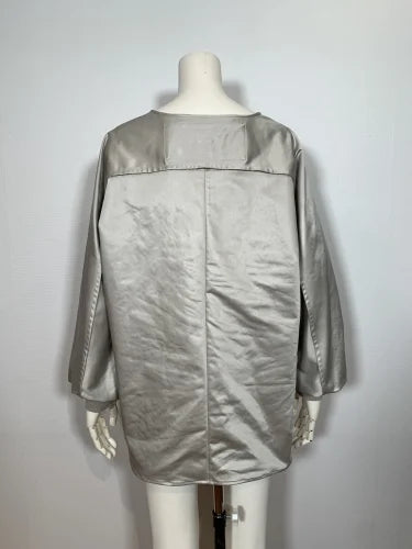 H/SATIN TUCKING TOPS