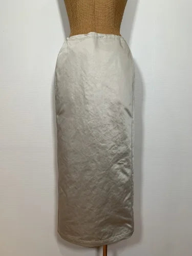 H/SATIN B/BUTTON TIGHT SKIRT