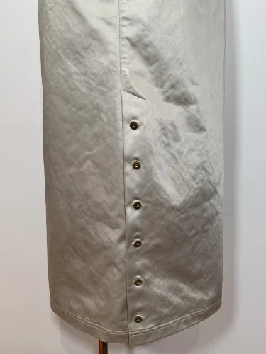 H/SATIN B/BUTTON TIGHT SKIRT