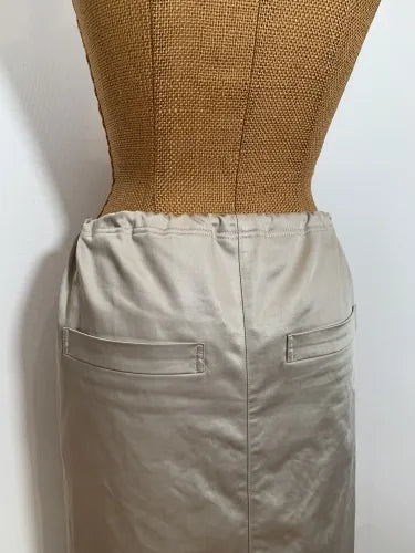 H/SATIN B/BUTTON TIGHT SKIRT
