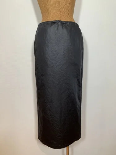 H/SATIN B/BUTTON TIGHT SKIRT