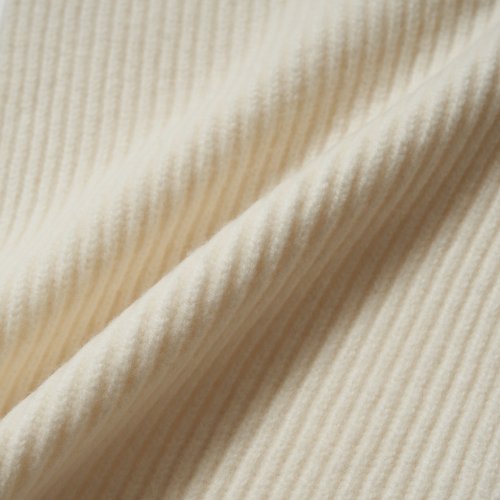 WOOL W RIB HOODED STOLE