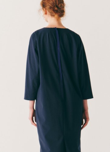 CHALK ST IN BELTED DOLMAN DRESS
