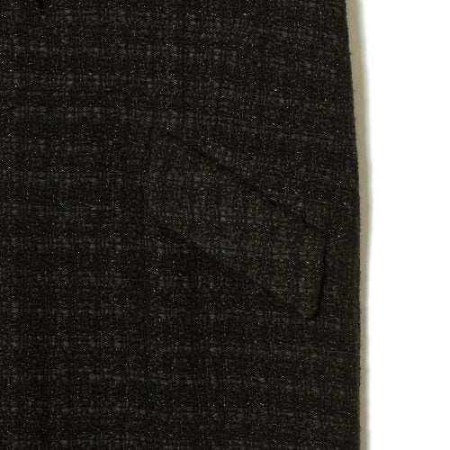 LAME-TWD DEEP/V TUXEDO DRESS