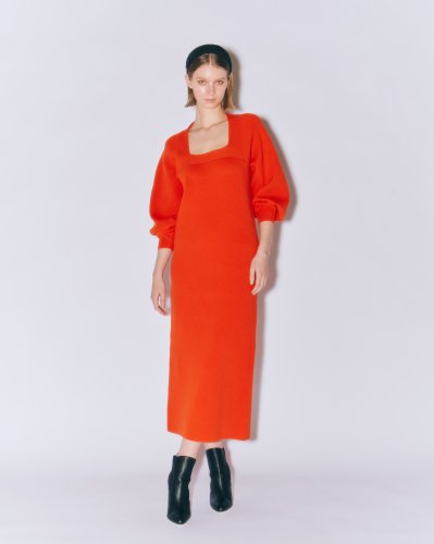 ROYAL RIB SQUARE/N DRESS
