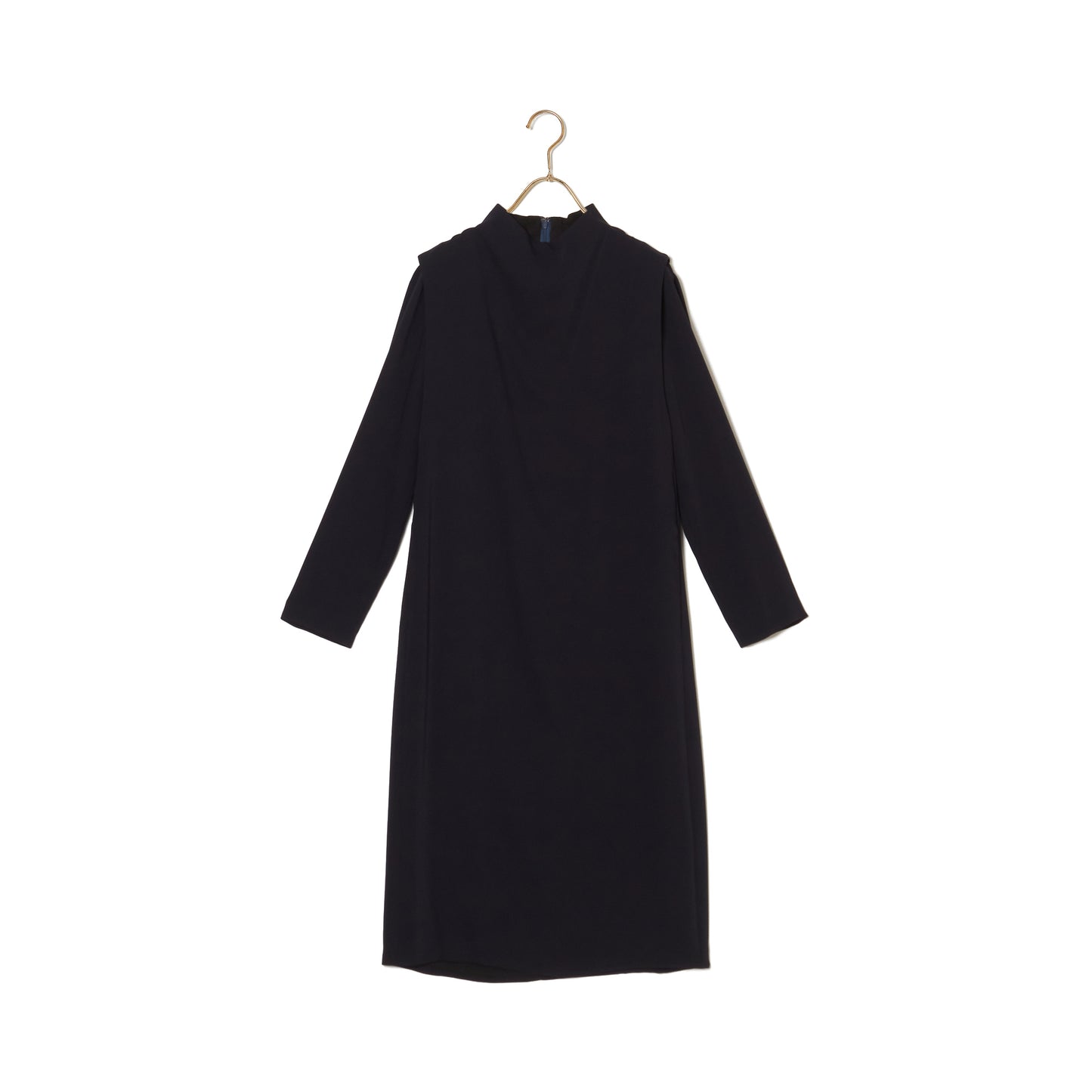 MAT SATIN DRAPE/N DRESS