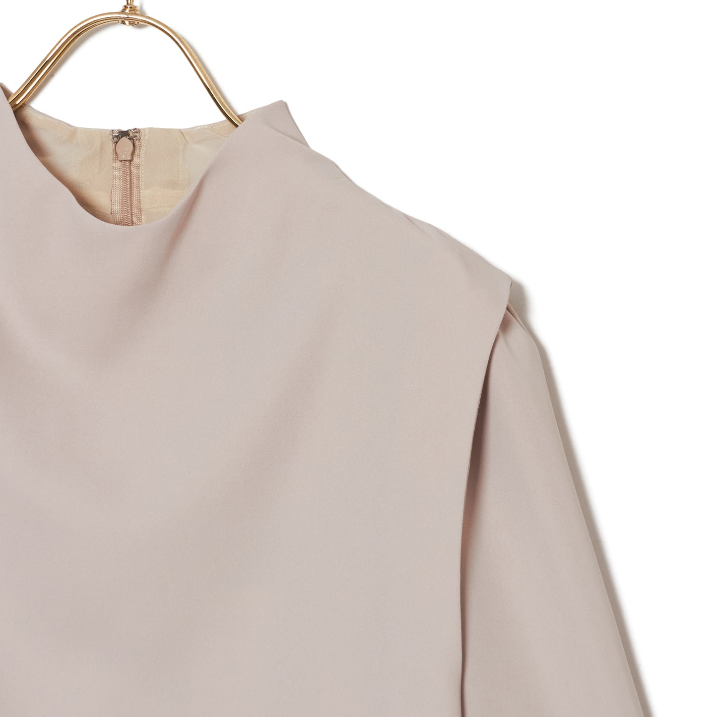 MAT SATIN DRAPE/N DRESS