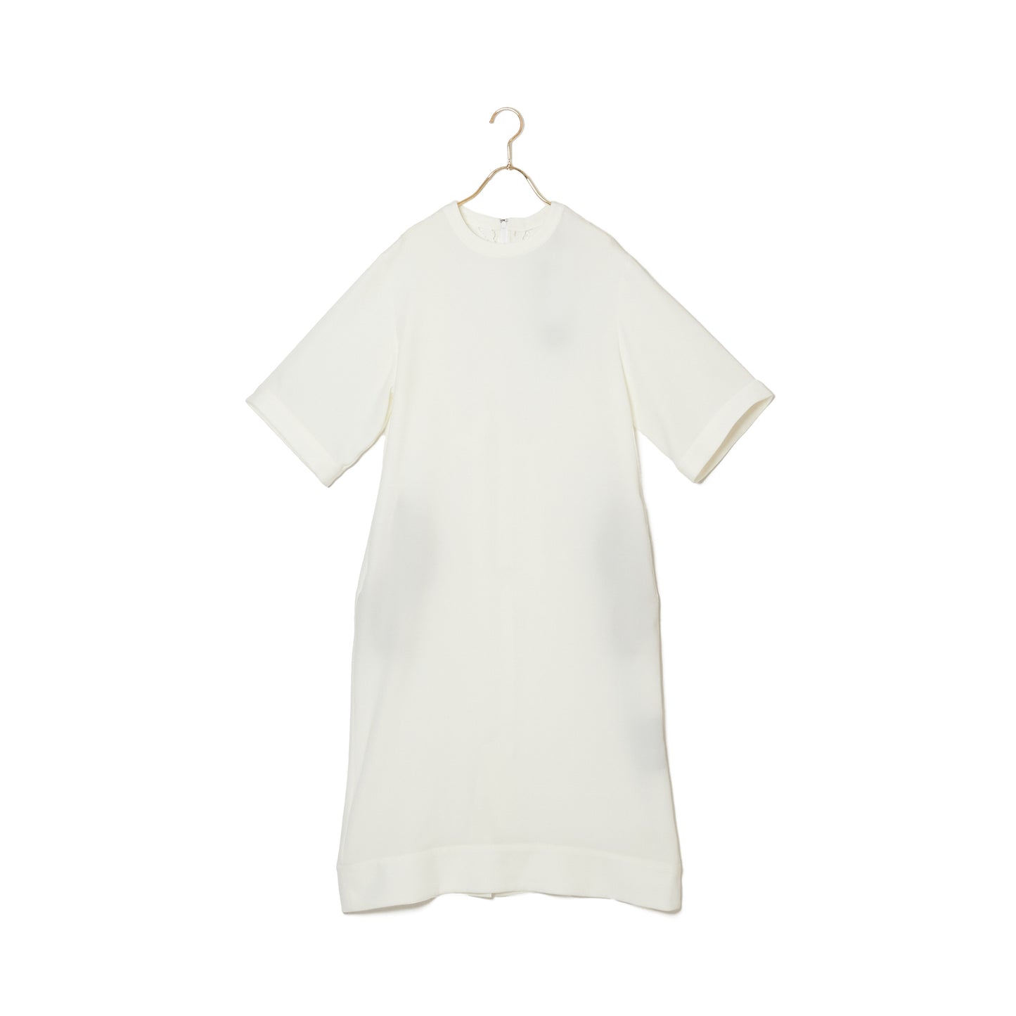 GEORGETTE BACK/LACE DRESS