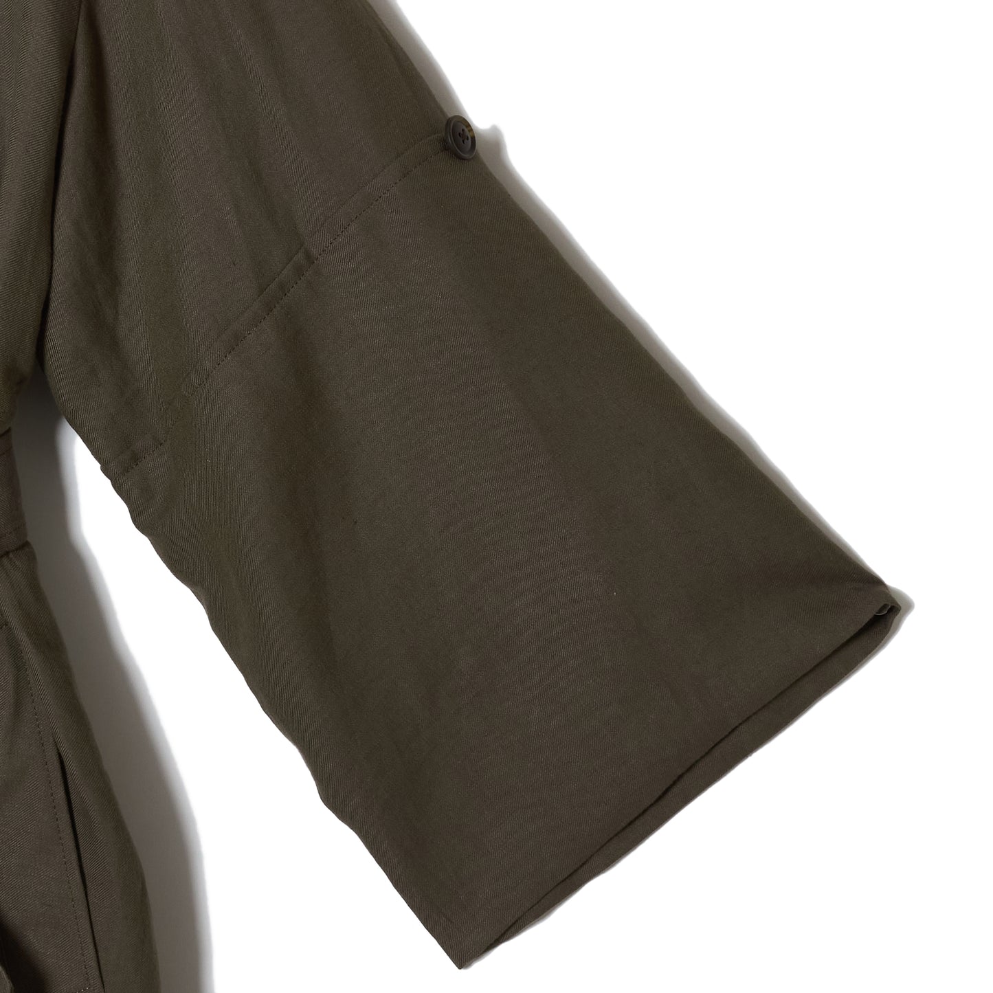 LINEN BIG/SLEEVE TRENCH COAT