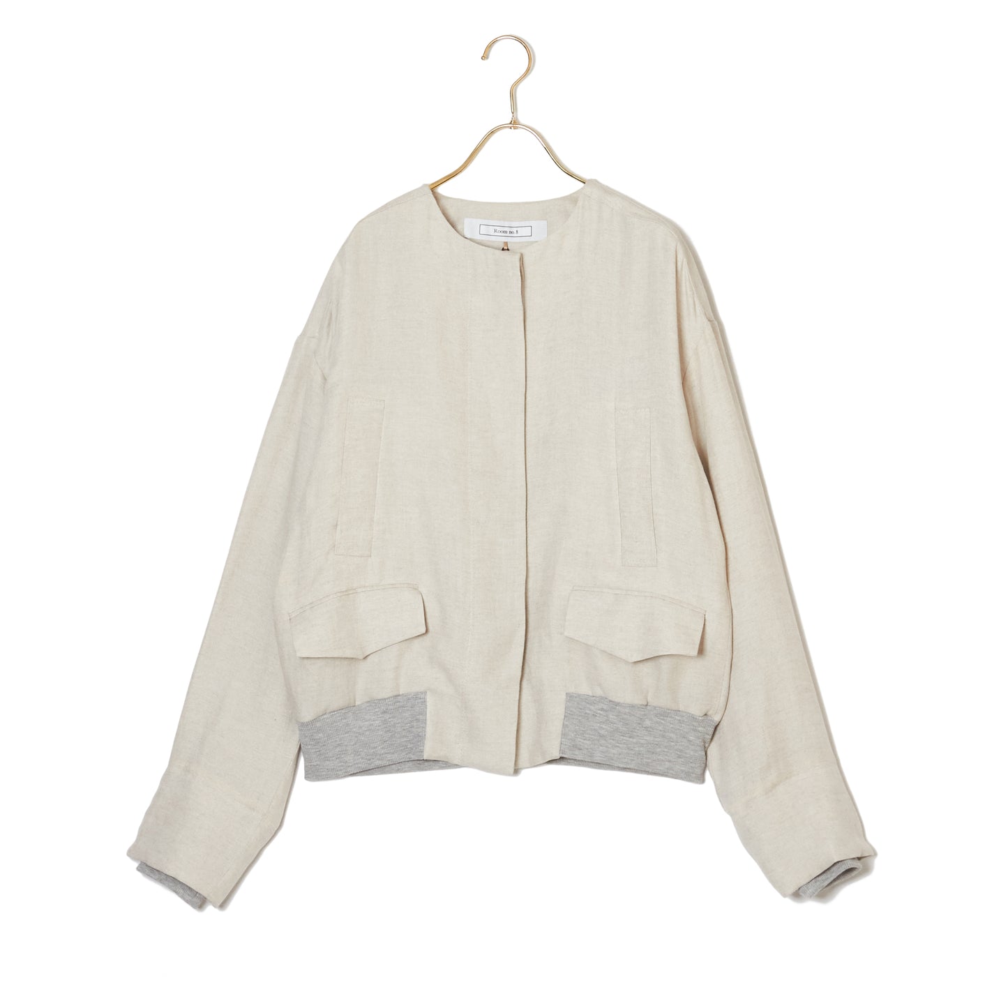 Linen Rib Shirt Blouse