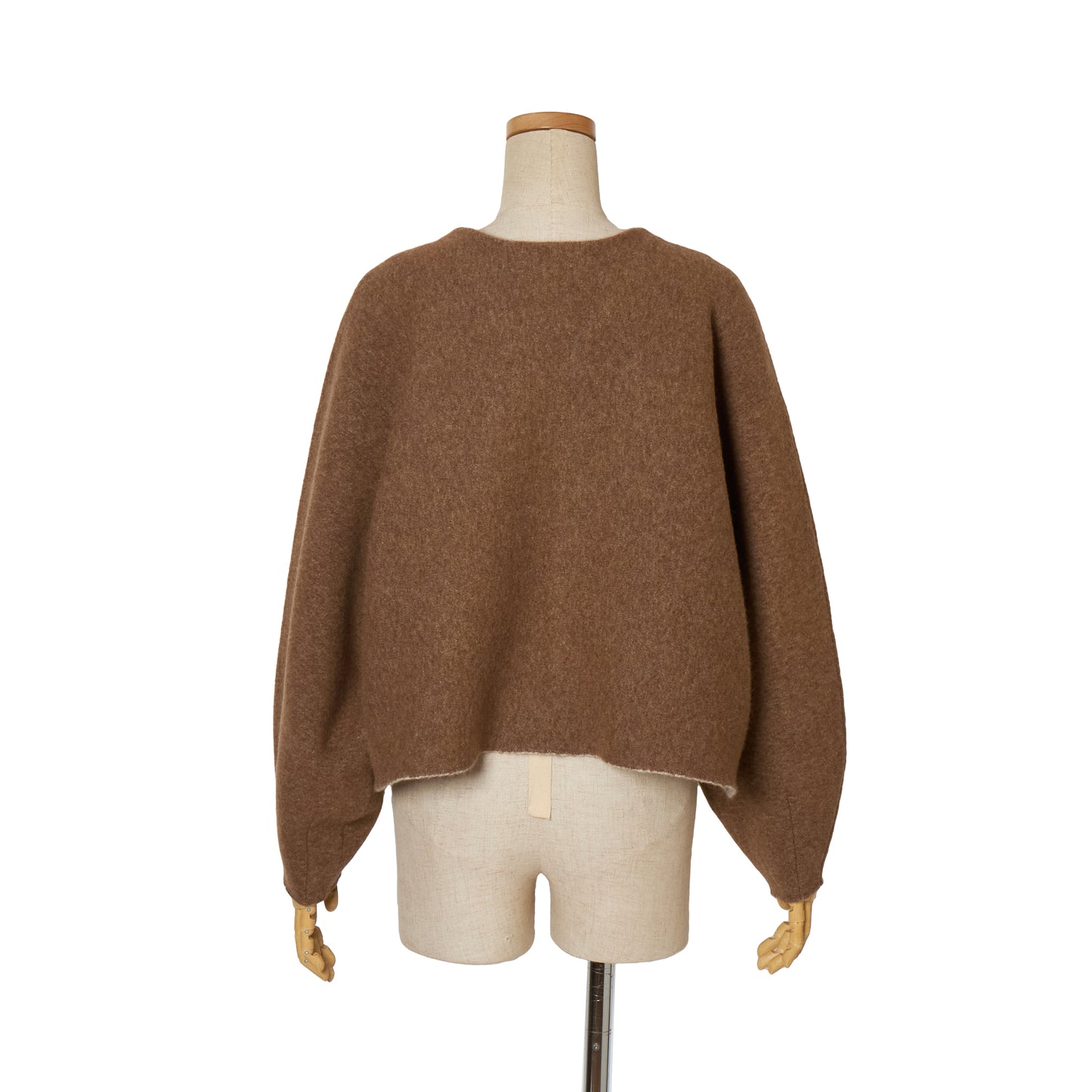 FULLING ALPACA ZIP COAT
