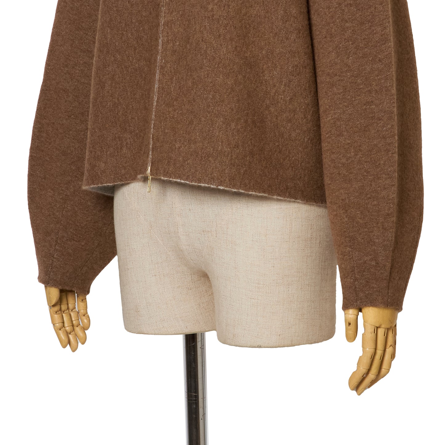 FULLING ALPACA ZIP COAT