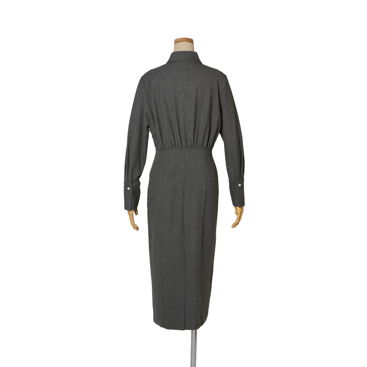 TWILL PEARL/B SHIRTS DRESS